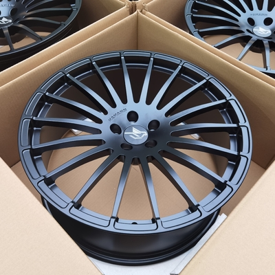 Hamann Jubiläum tief konkave geschmiedete Räder Satin schwarz