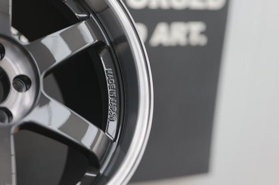Rays Volk Racing geschmiedete Räder Te37 SL Doppel-Schwarz-Tiefe Schüssel