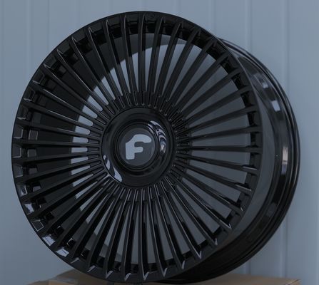 Schwarz Forgiato Trimestre geschmiedete Räder für Rolls Royce Range Rover Mercedes Benz S-Klasse