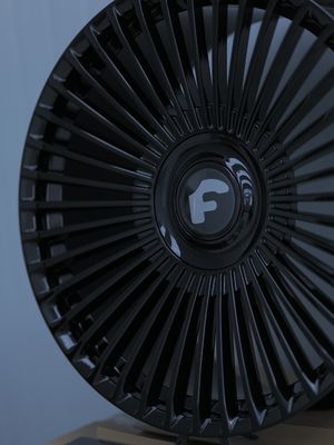 Schwarz Forgiato Trimestre geschmiedete Räder für Rolls Royce Range Rover Mercedes Benz S-Klasse