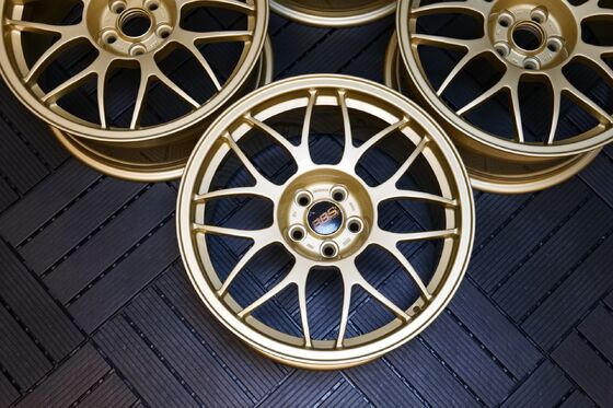 Subaru Impreza 22B Seltener BBS RG334 5X100 geschmiedete Räder Felgen WRX STI GC8