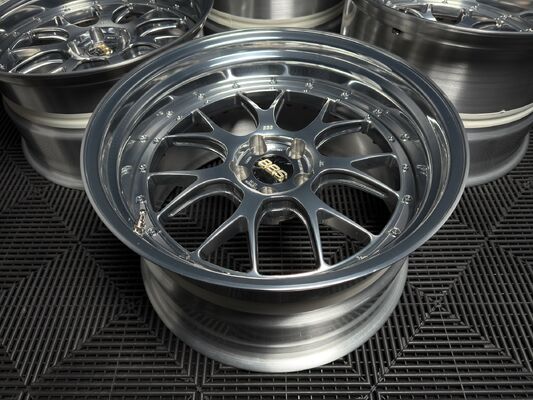 BBS LM Polster Silberchrom für Nissan GTR R35